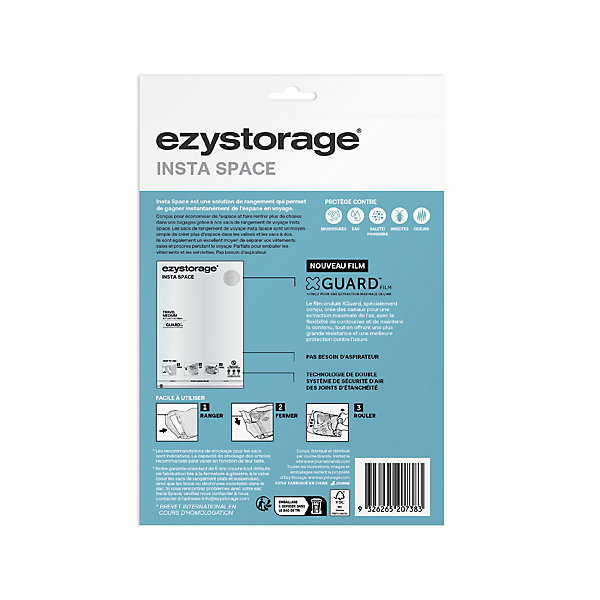 Housse de rangement sous vide taille de voyage m Ezy Storage Instaspace vendue par 2