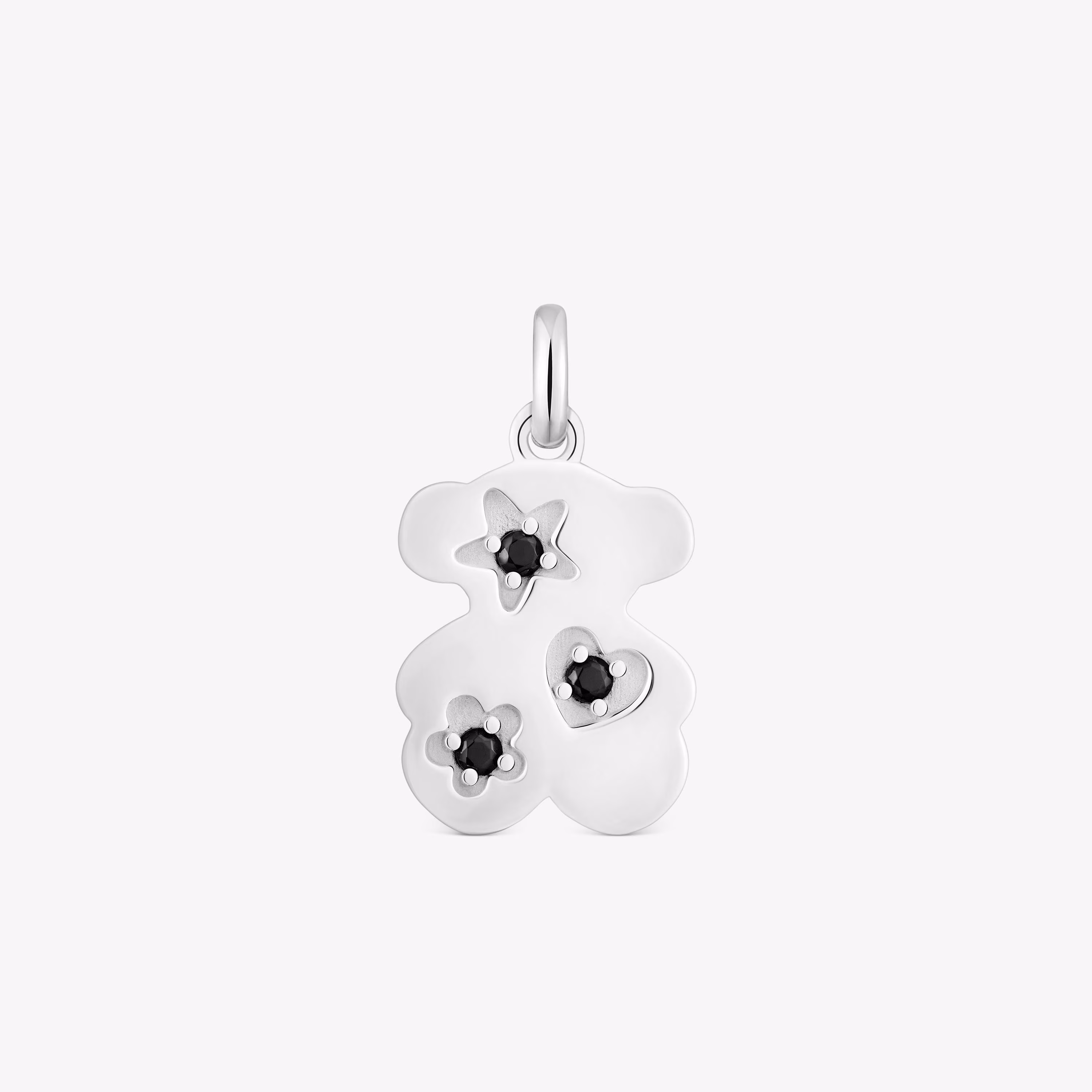 Colgante oso de plata y espinelas Sweet Dolls