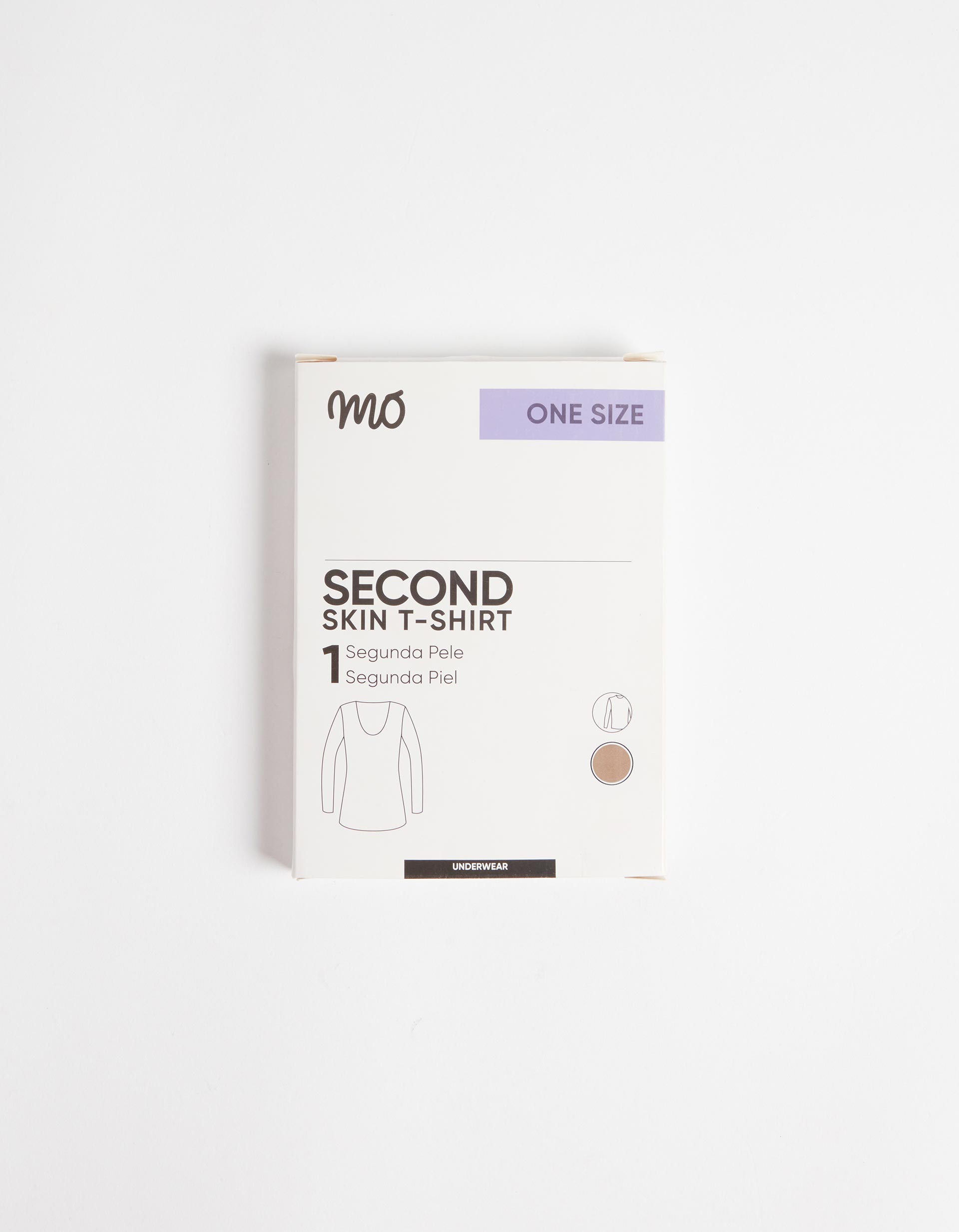 Camisola Interior 'Second Skin', Mulher, Bege