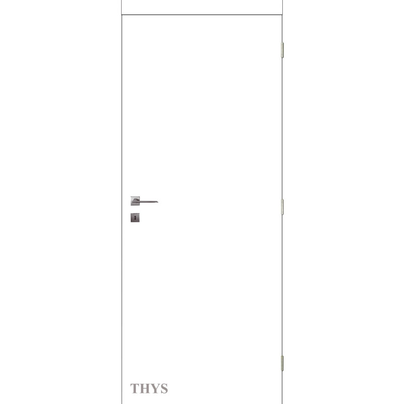 Bloc-porte fini S69 Royal laqué blanc 83 cm THYS