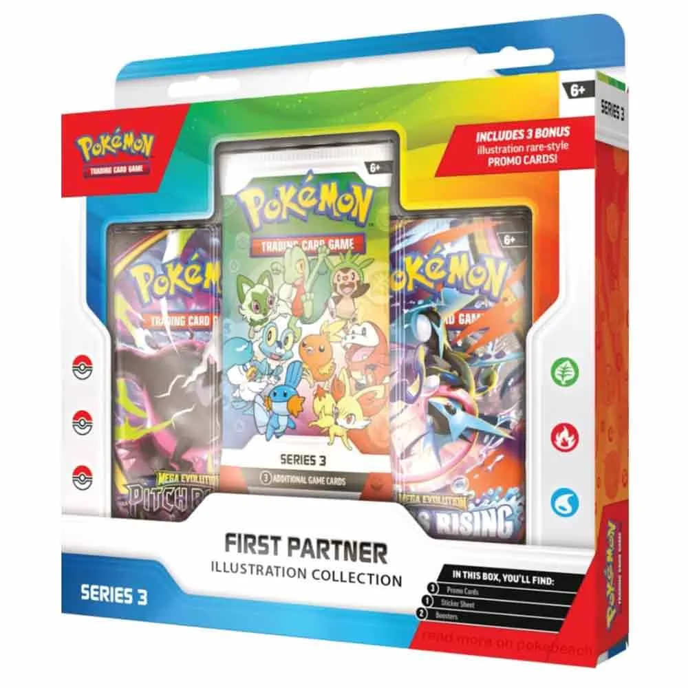 Pokemon Trading Card Game First Partners Illustration Collection Latin spanish