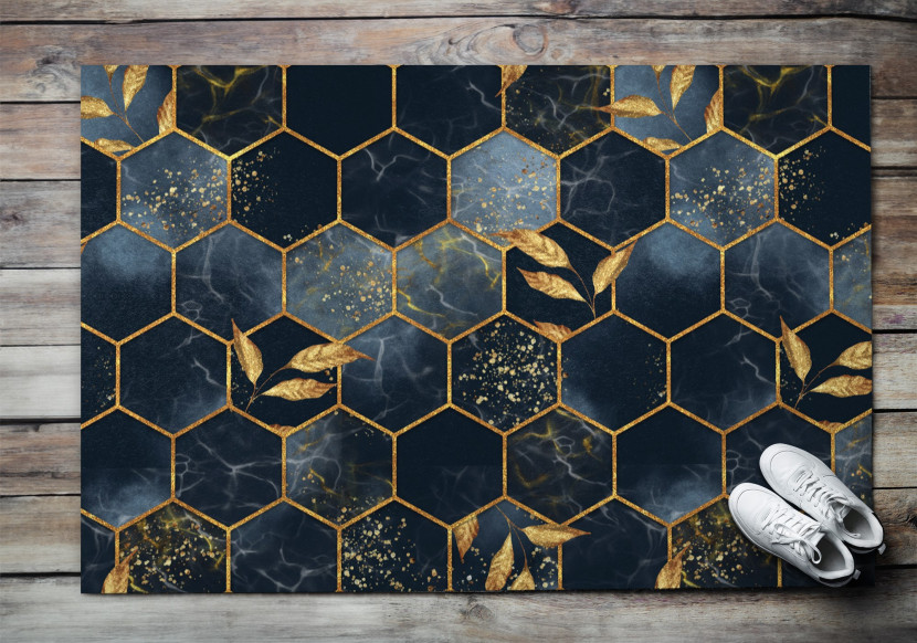 Mata Dywanowa Wzór XXLGeometryczna Abstrakcja 150x100 cm