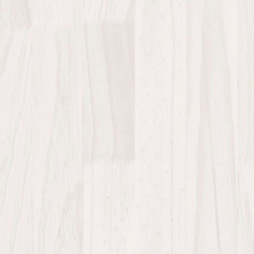 NNEVL Garden Planters 2 pcs White 70x70x70 cm Solid Pinewood
