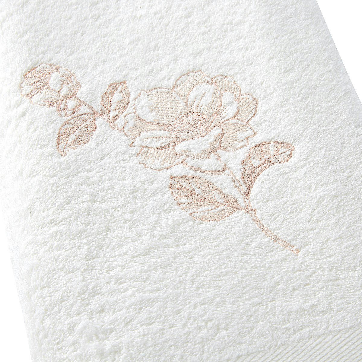 VILLANDRY - Drap de douche coton blanc 70x140 cm