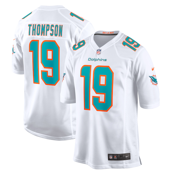Skylar Thompson Miami Dolphins Nike Game Player Jersey - White/Aqua