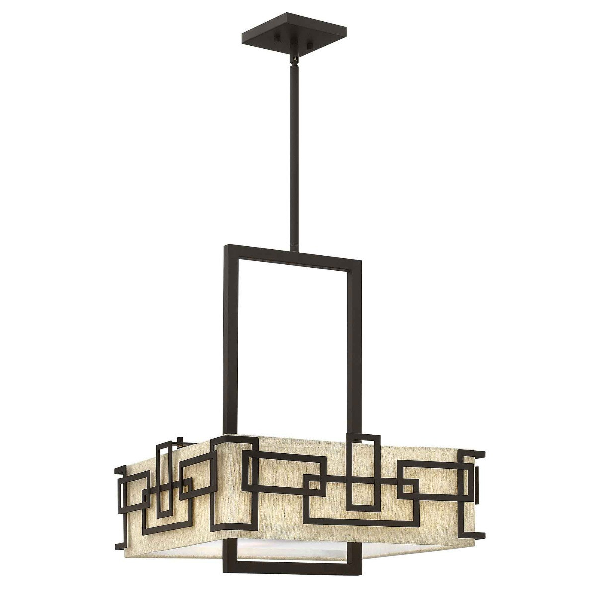 Lampa wisząca olejowany brąz Lanza 3xE27x100W Hinkley