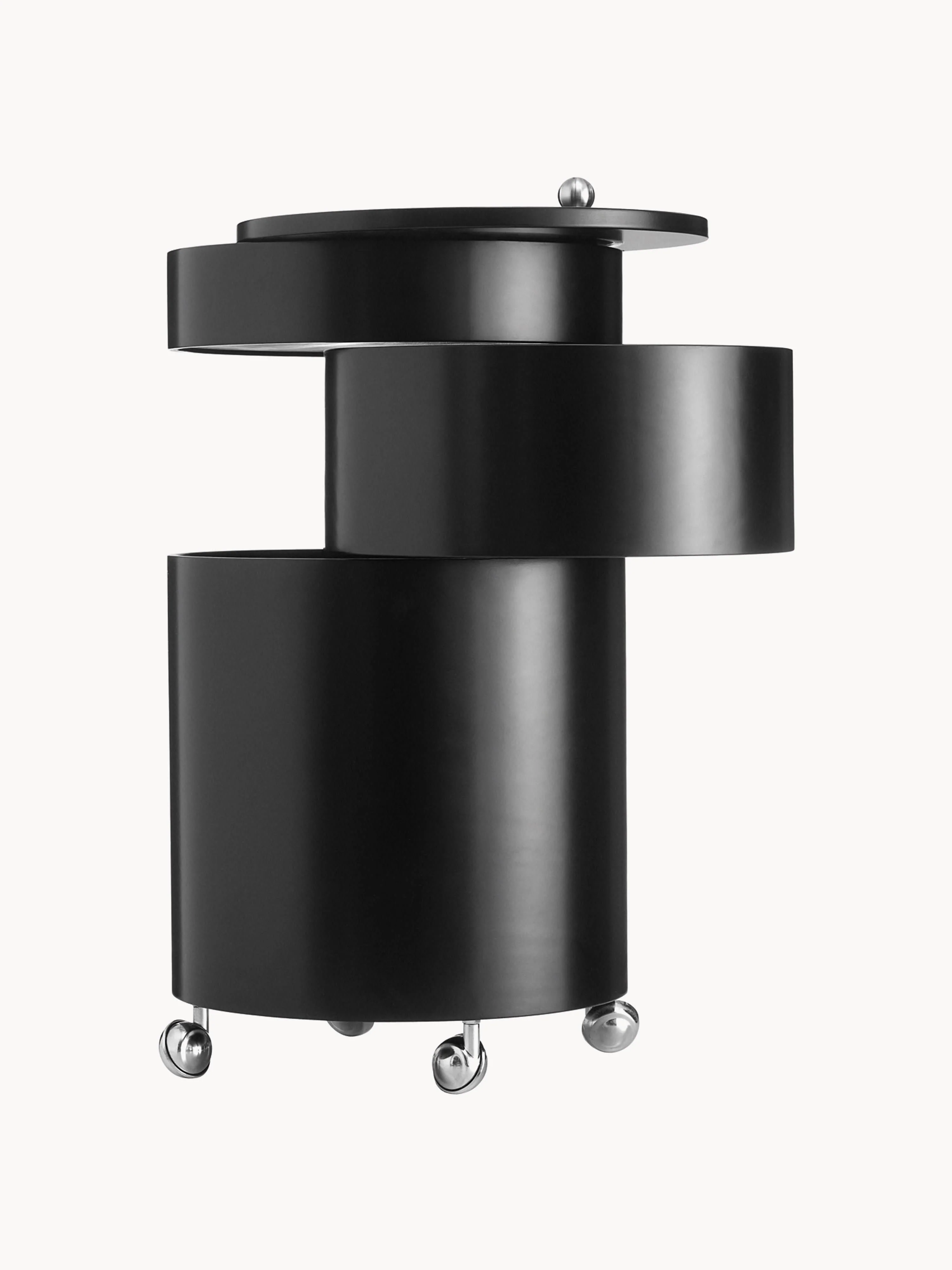 Runder Rollcontainer Barboy, Design Verner Panton