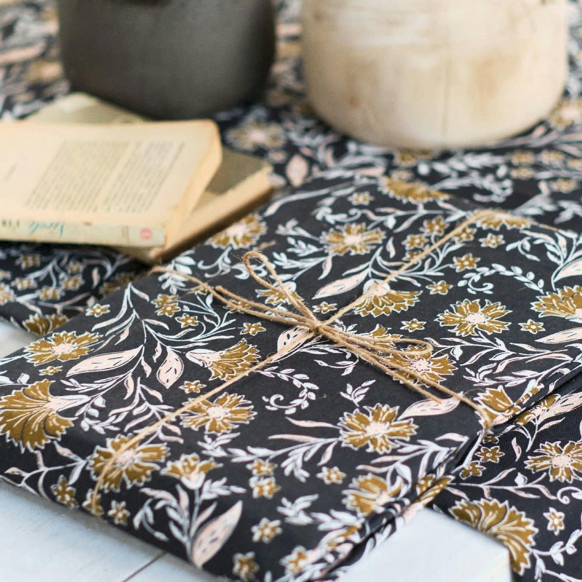 - Nappe en Coton Gris anthracite 140x240 cm