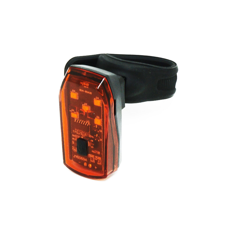 Feu arrière pour vélo avec fonction stop 5 LED