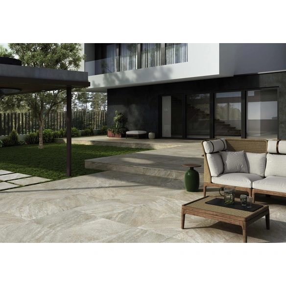 Terrassenplatte »Lissabon«, natural, 59,5 x 59,5 x 2 cm, Keramik