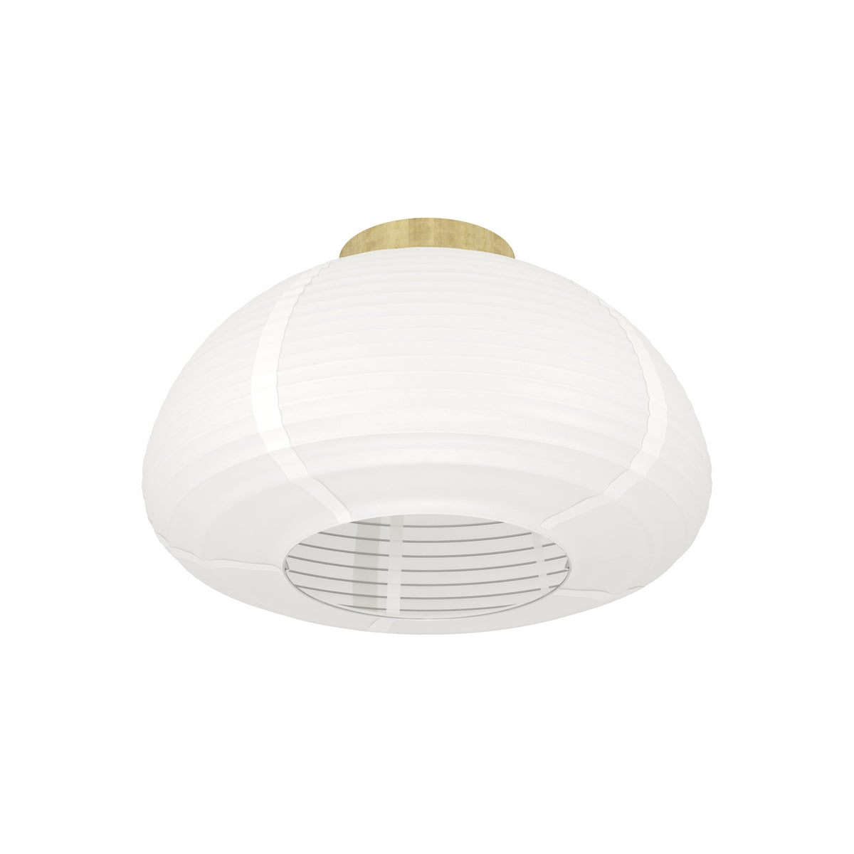 EGLO plafondlamp Summerhill - e27 - papier/staal - wit/bruin