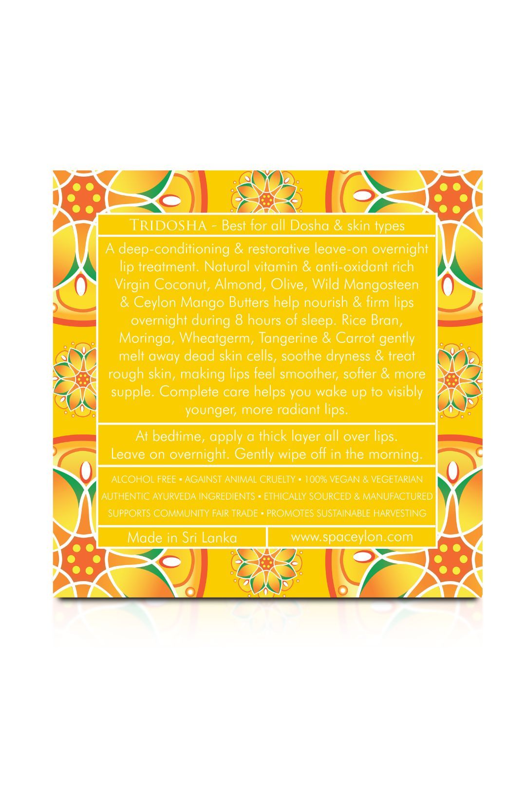 Spa Ceylon Ceylon Orange With Avocado - Lip Care Sleeping Masque 50g