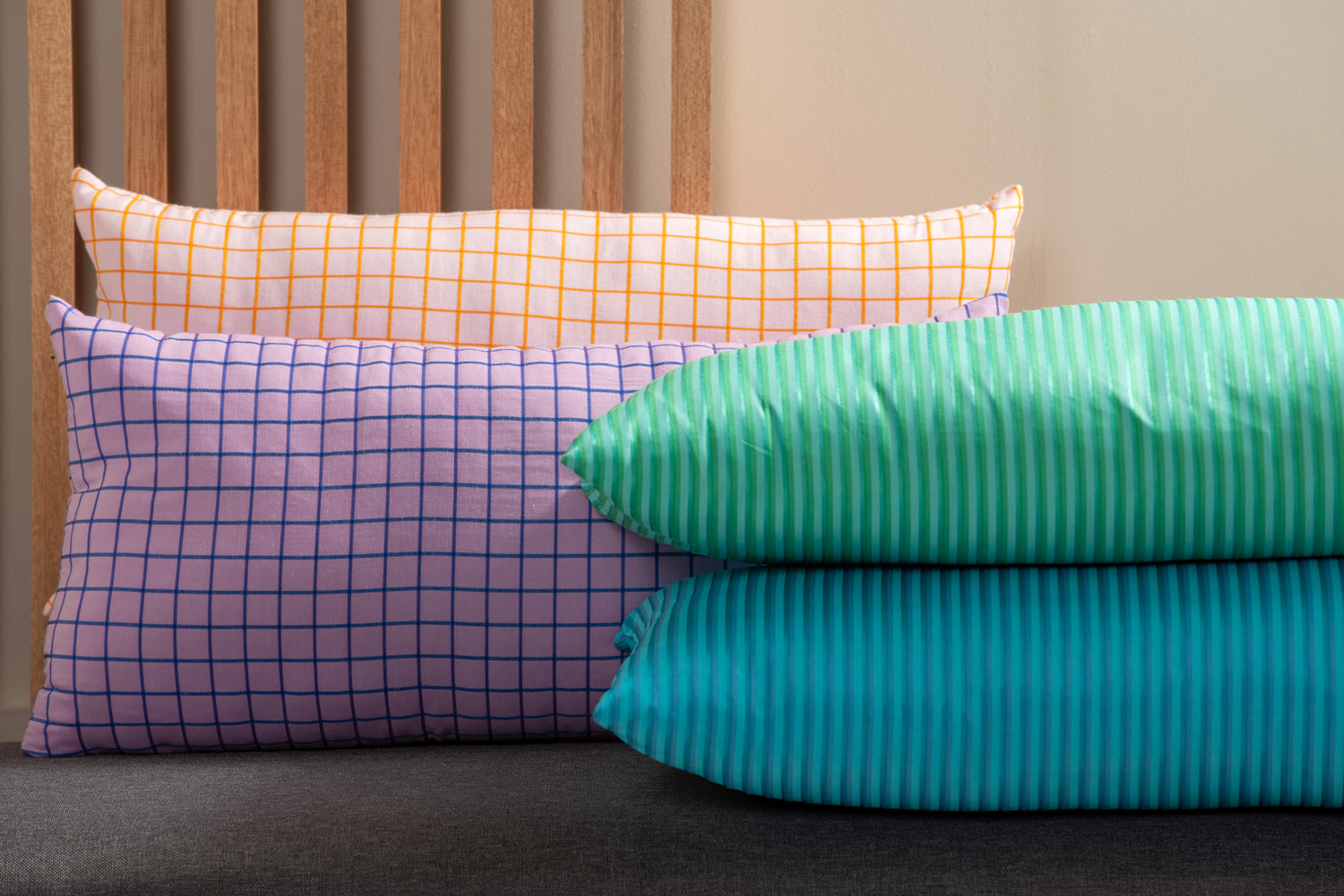 Sierkussen Raya - Helderblauw - 50x25x6cm