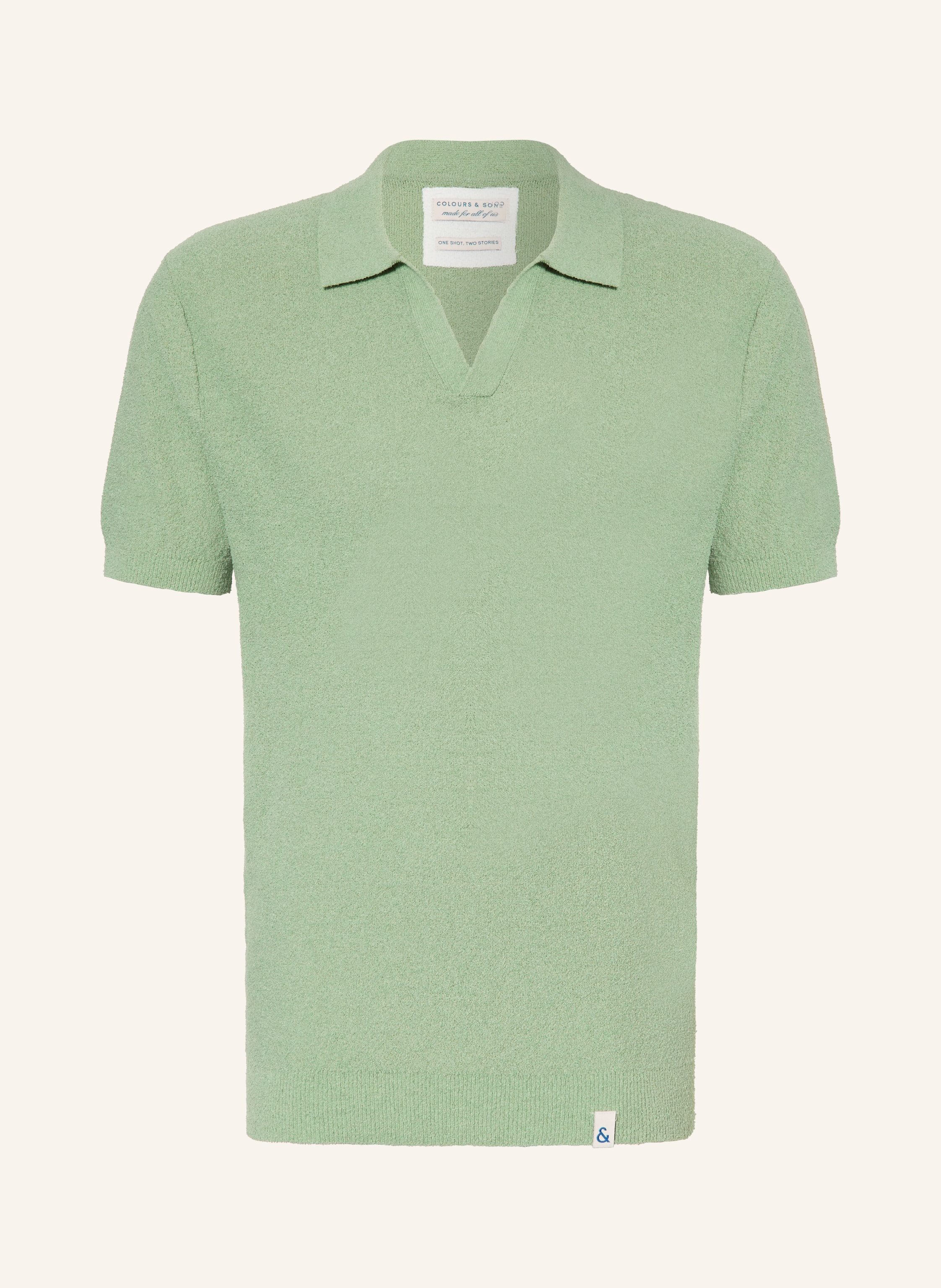 COLOURS & SONS Strick-Poloshirt