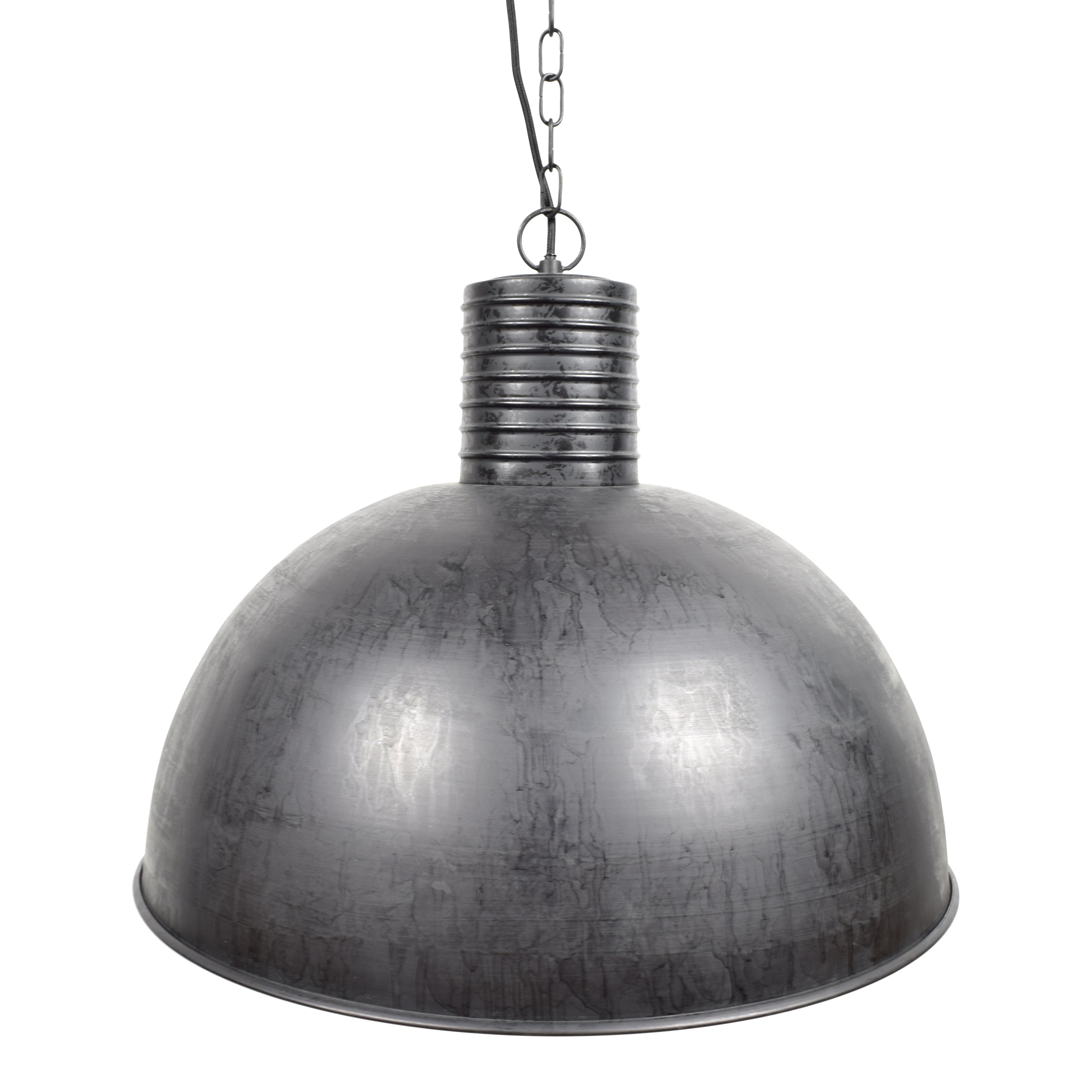 Hanglamp Dome XL Ø50cm. rough black