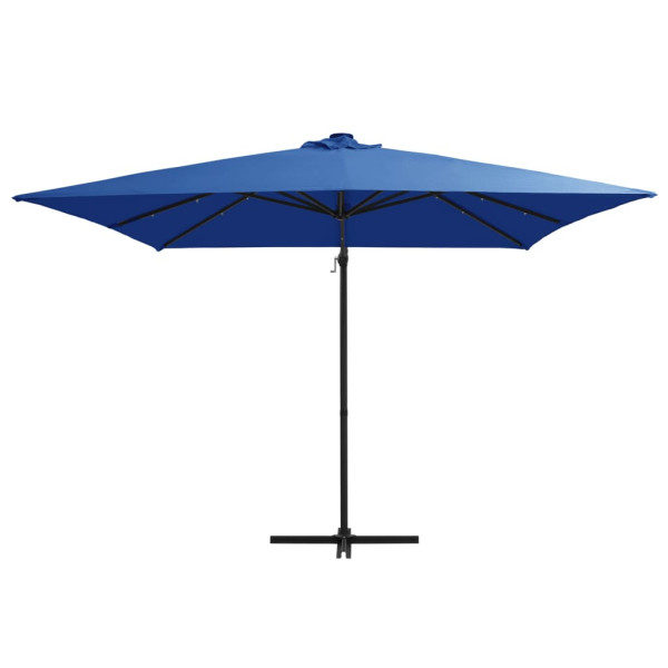 Parasol ogrodowy Niebieski 250 x 250 cm vidaXL