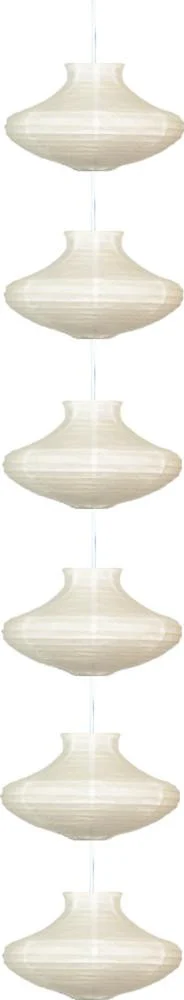 Lampa wisząca biała GRIFF 6xE14x40W wym: 200x25x25 cm Candellux