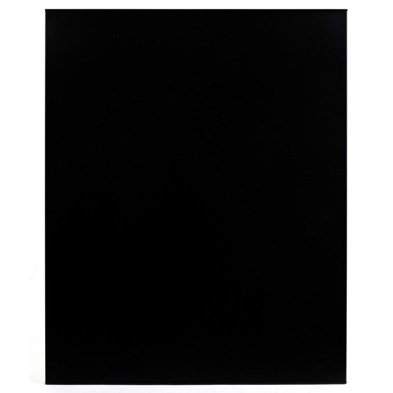 Protection murale pour poêle Unie noire 81 x 120 cm