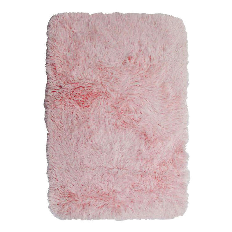 NEO - Tapis lavable à base fine et souple extra doux rose 60x90