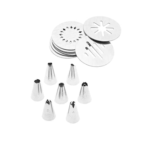 Avanti Cookie Press & Icing 17 Piece Set - Cake Decorating - Cream Pastry
