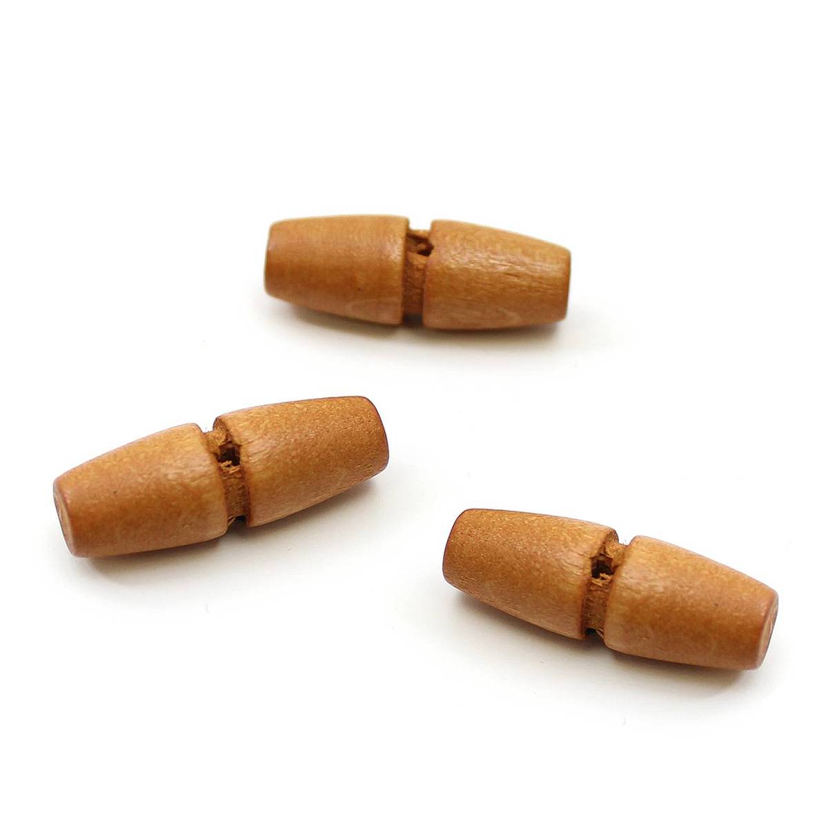 Hemline Wood Novelty Wooden Toogle Button 3 Pack