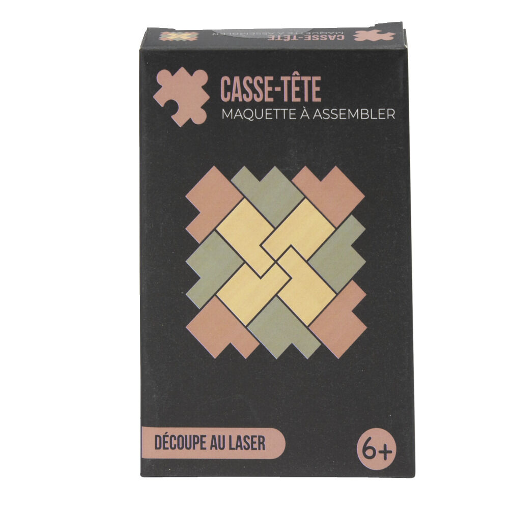 Casse-tête en bois - 8 modèles