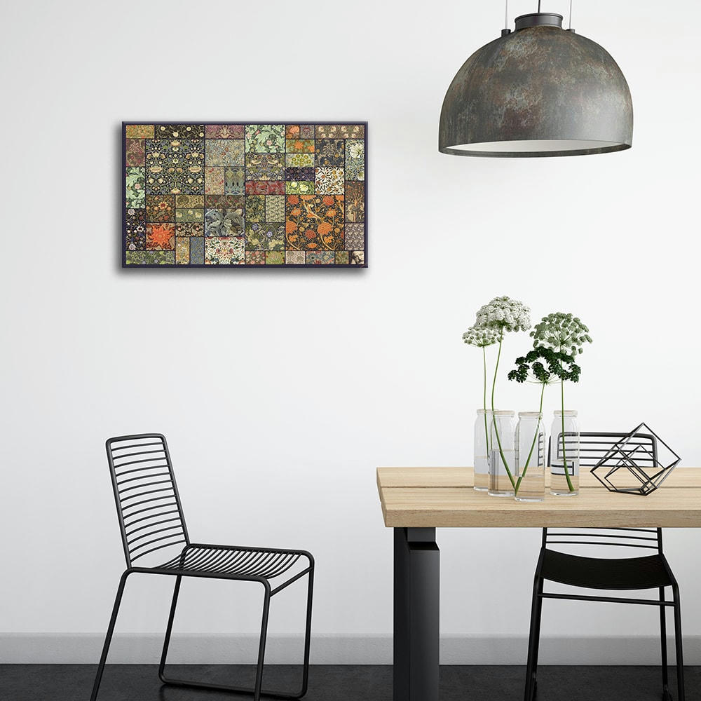 - Tableau impression sur toile William Morris 80x120cm
