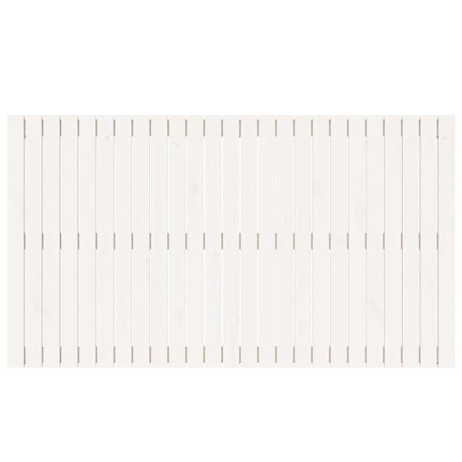 NNEVL Wall Headboard White 159.5x3x90 cm Solid Wood Pine