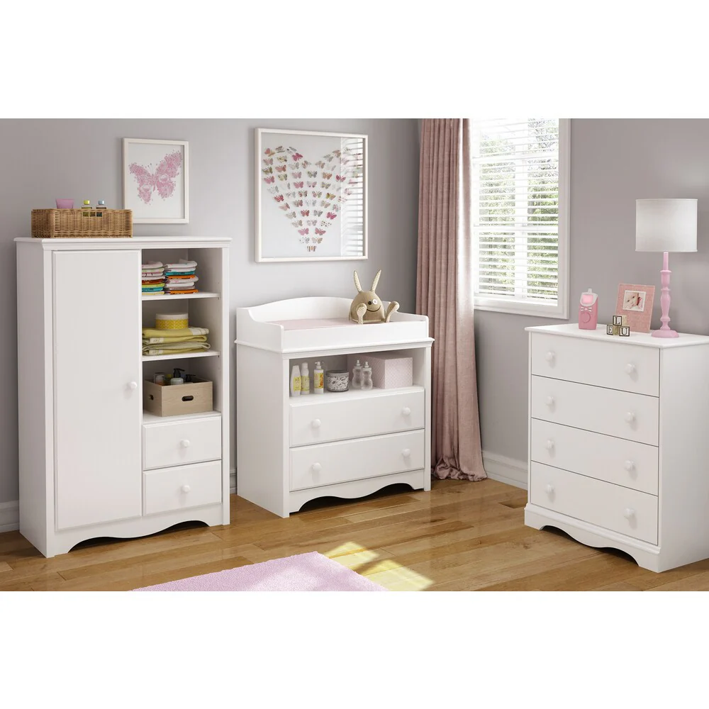 South Shore Heavenly Armoire with Drawers