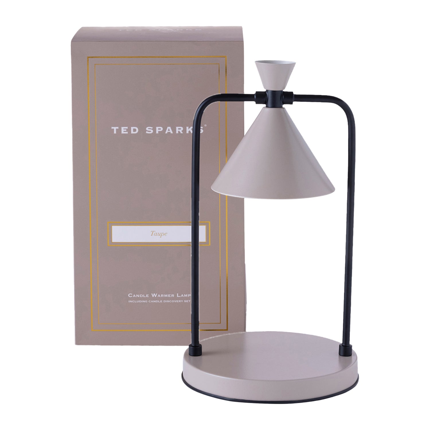 Ted Sparks Kaars Warmer Lamp - Taupe