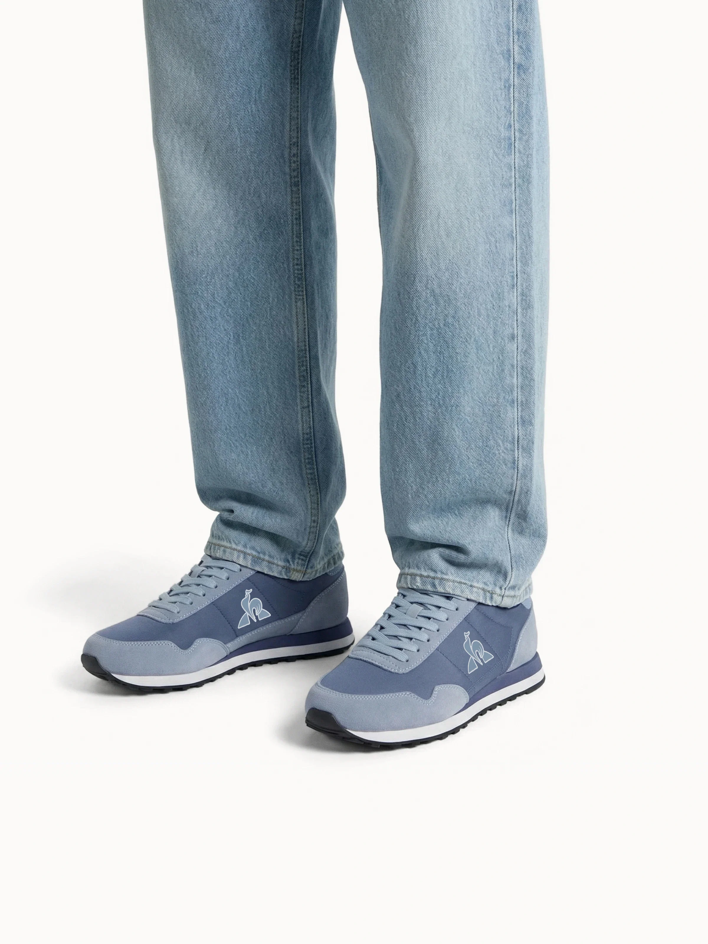 Sneakers rétro-running avec détails suede Astra
