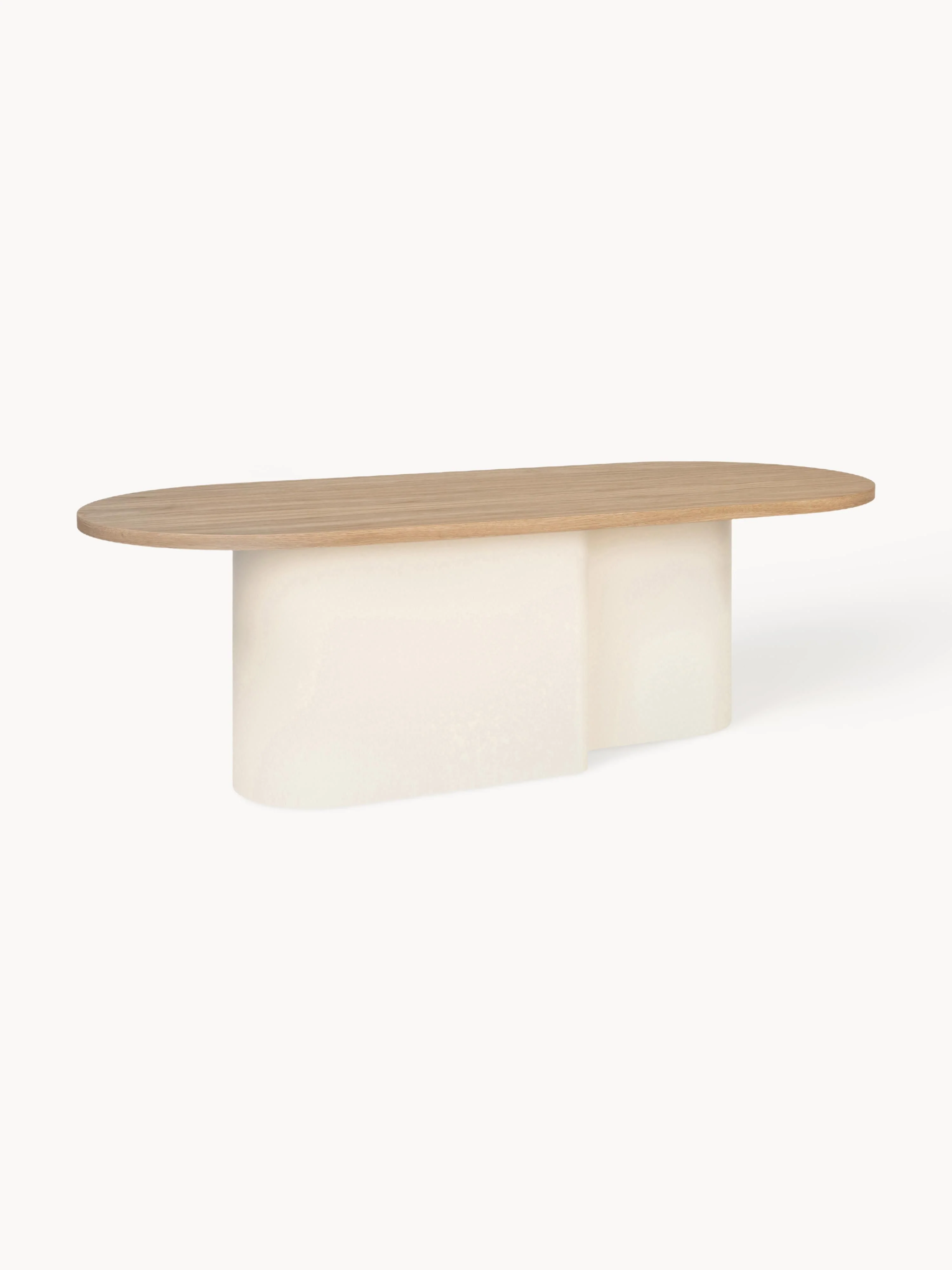 Ovaler Couchtisch Looi aus Holz