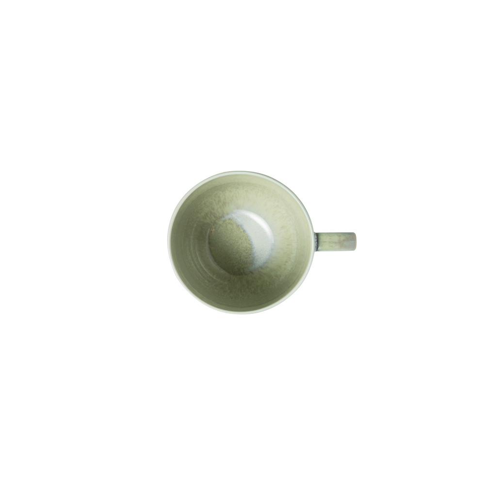 Perlemor Espresso cup - Green, 2.1 oz, Premium Porcelain