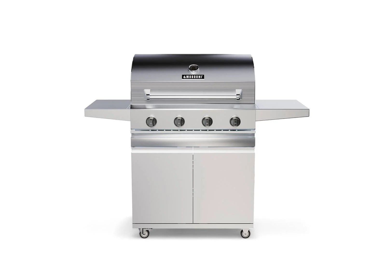 Grill ogrodowy gazowy 4-palnikowy LIPARI 149x57 Marroni Grills srebrny
