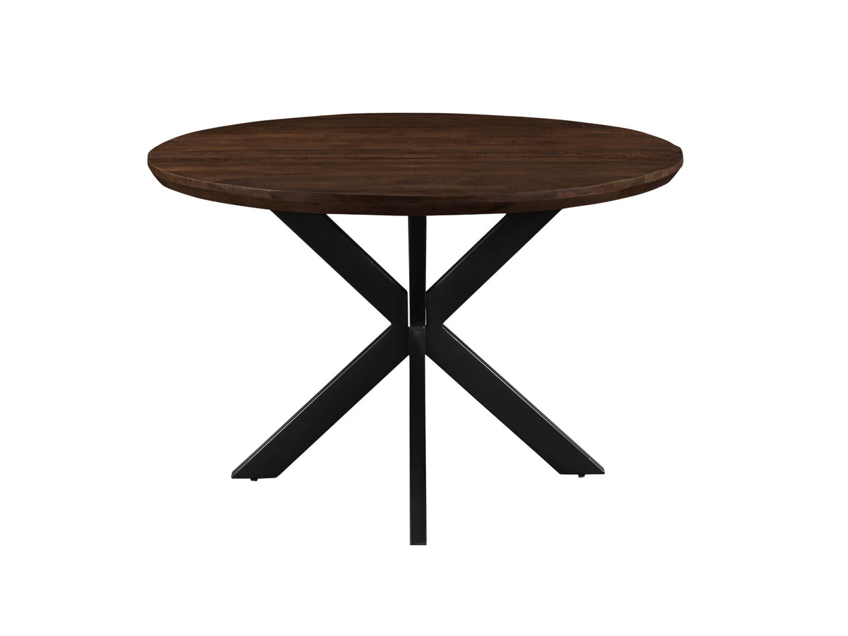 Livingfurn eetkamertafel Jesper Round - 120cm - mangohout