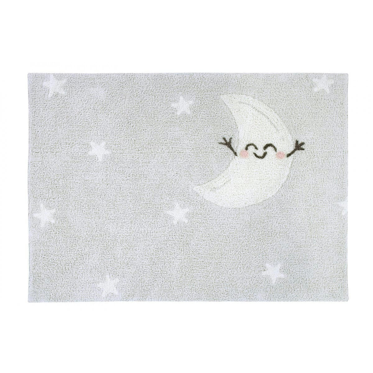 LUNE - Tapis coton lavable rectangulaire lune 120x160cm