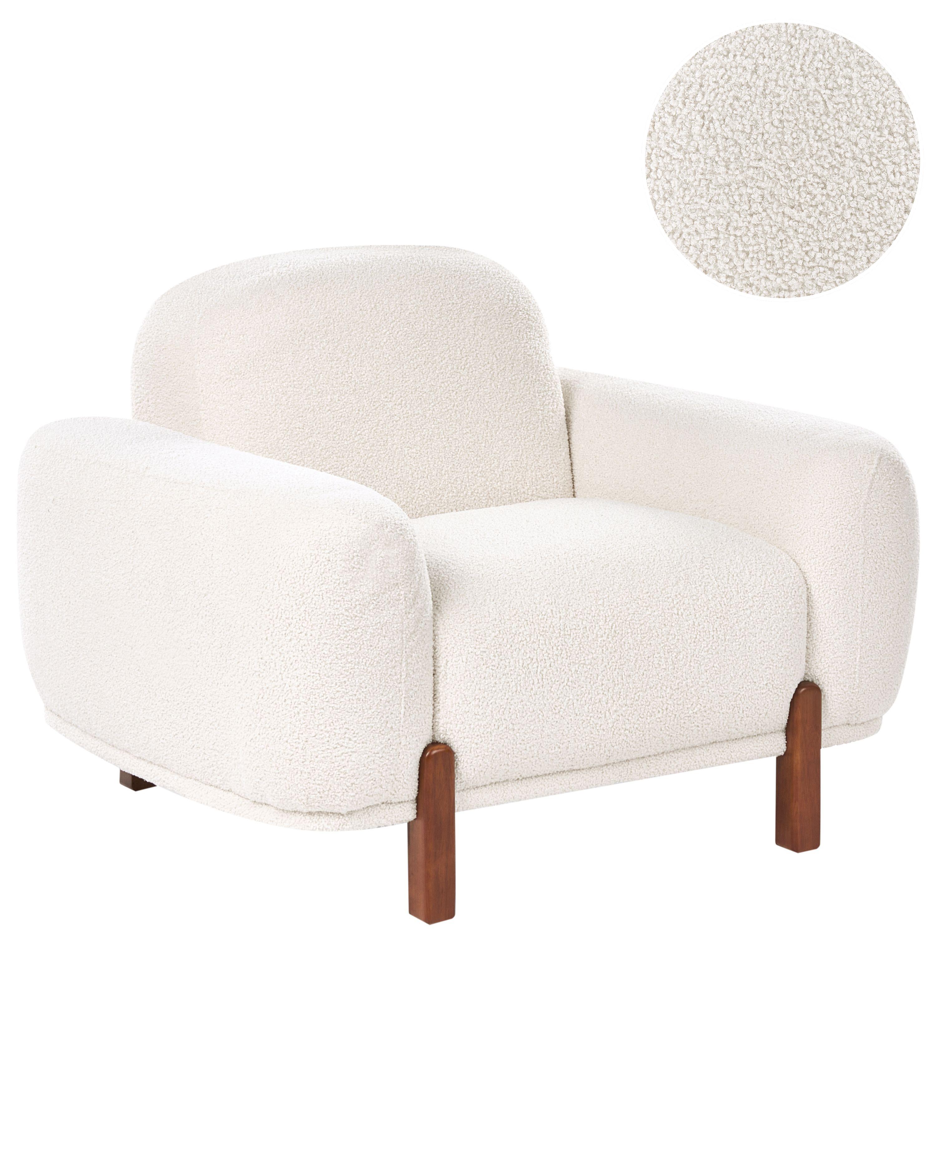 Armchair ODNES Boucle White