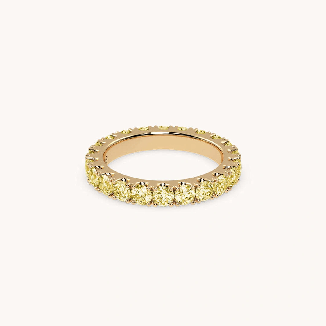 VEYNOU Ring MEMORY aus 18 Karat Gelbgold und 2,20ct. gelbe Lab-Grown Diamanten