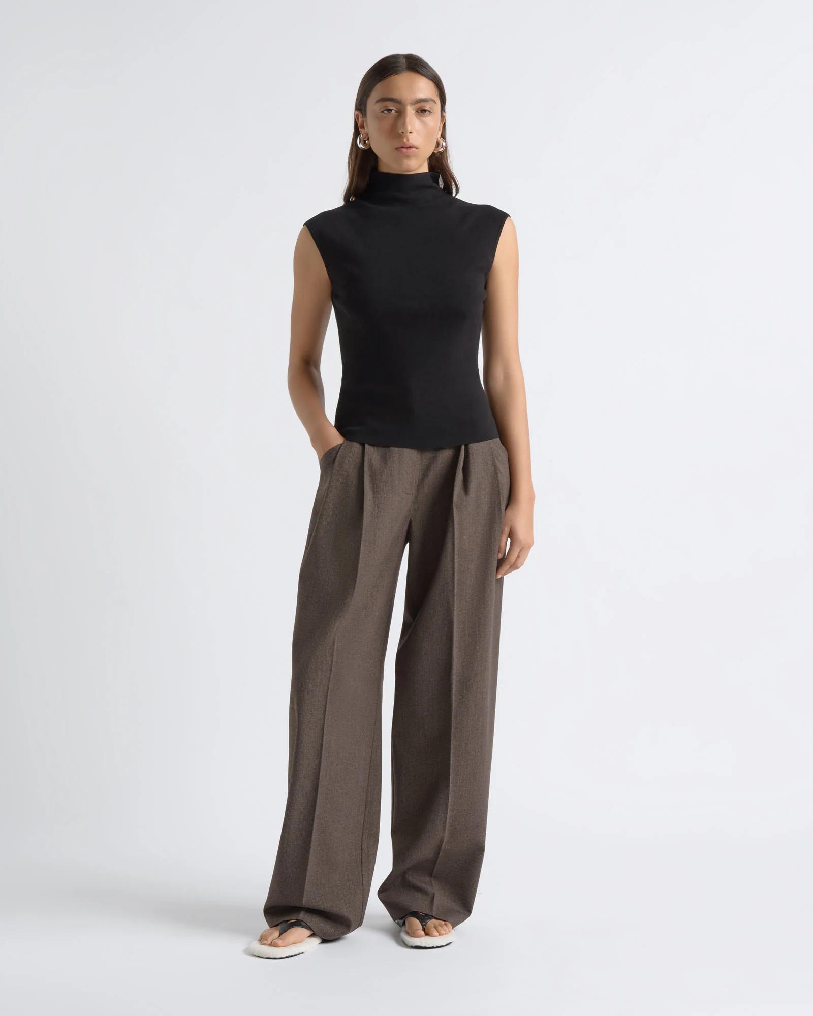 Cotton Silk Cap Sleeve Knit