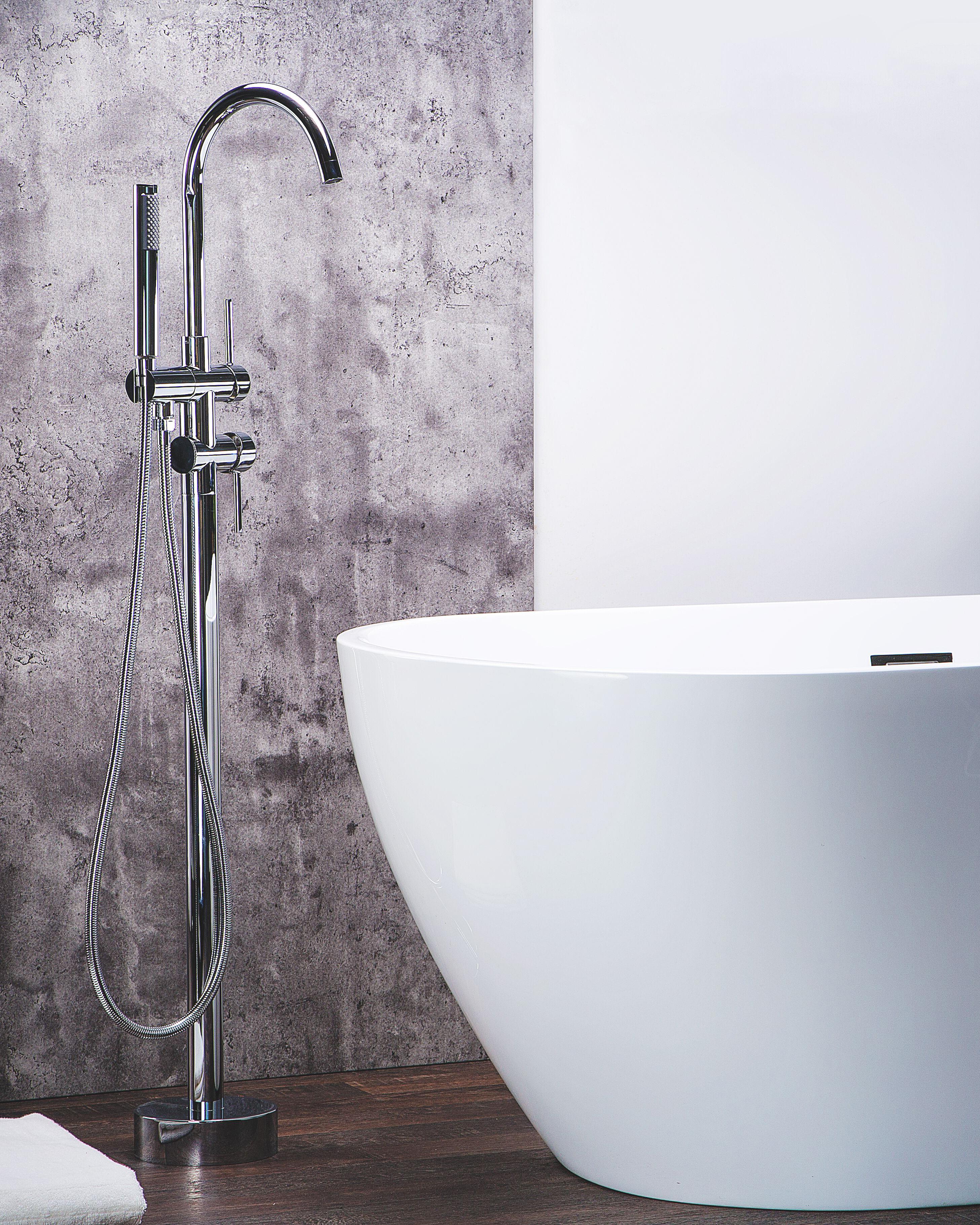 Freestanding Bathtub Faucet TUGELA Silver
