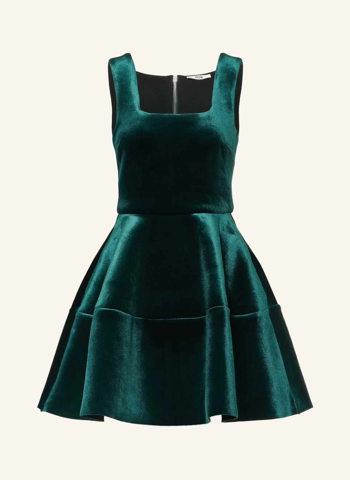 maje Samtkleid