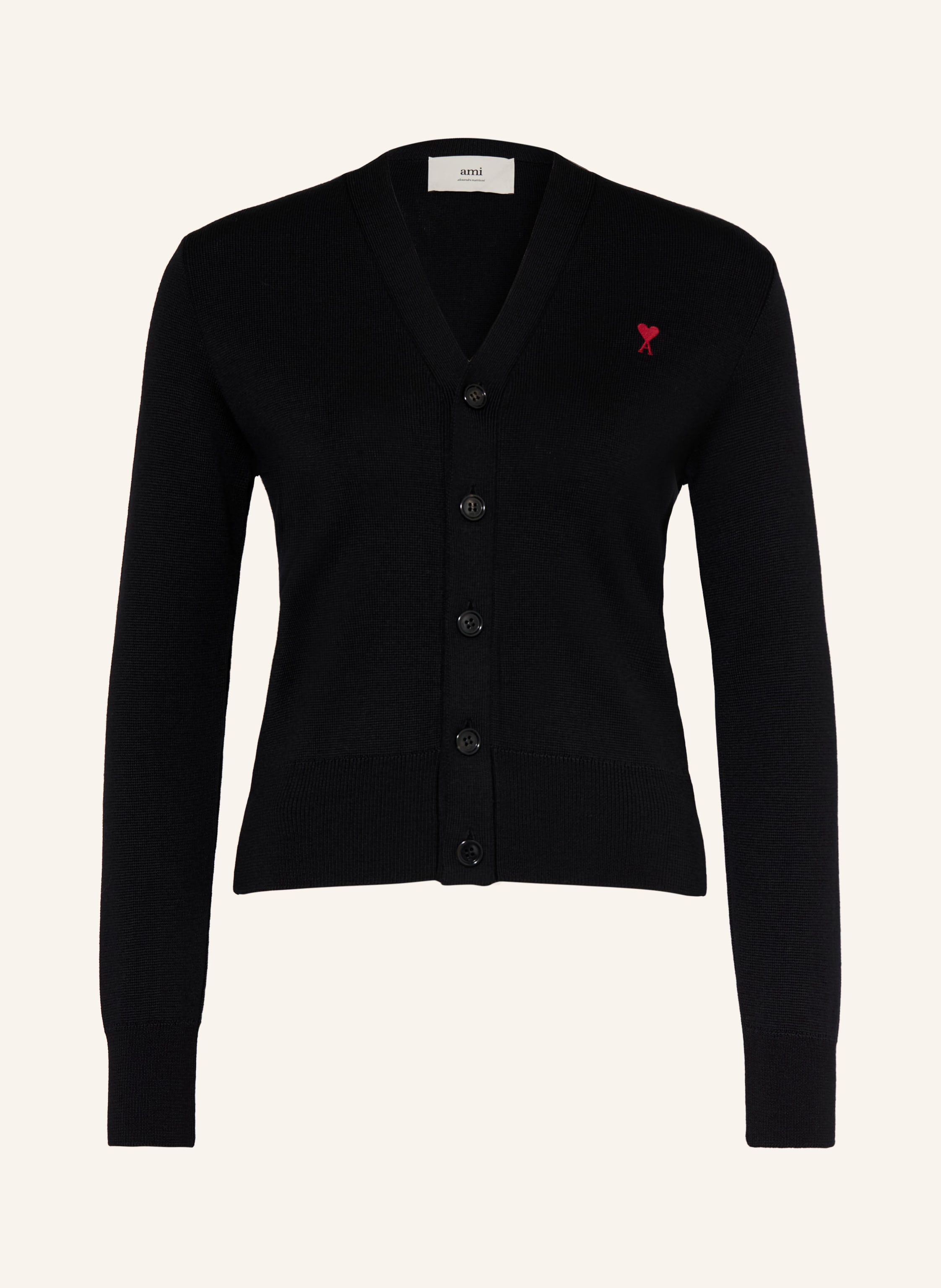 Ami Paris Strickjacke aus Merinowolle