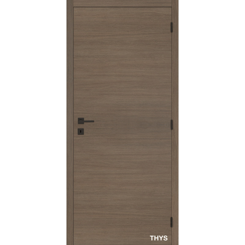 Bloc-porte fini S61 Laminado lisse Oxford alvéolaire 83 x 201,5 cm THYS