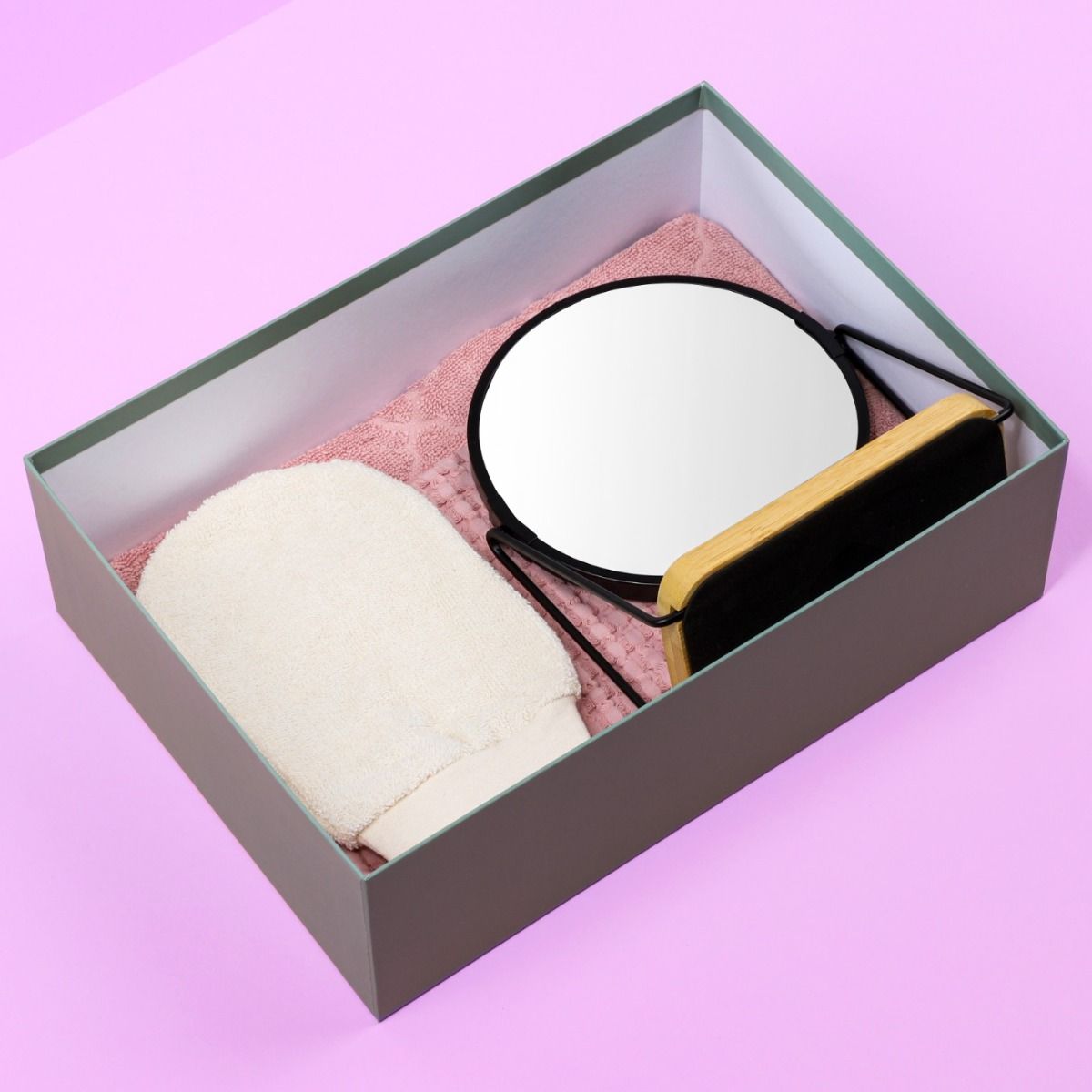 Zestaw SPA damski lusterko 4 el.