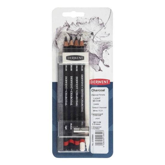 Derwent Mixed Charcoal Set 10 Pack