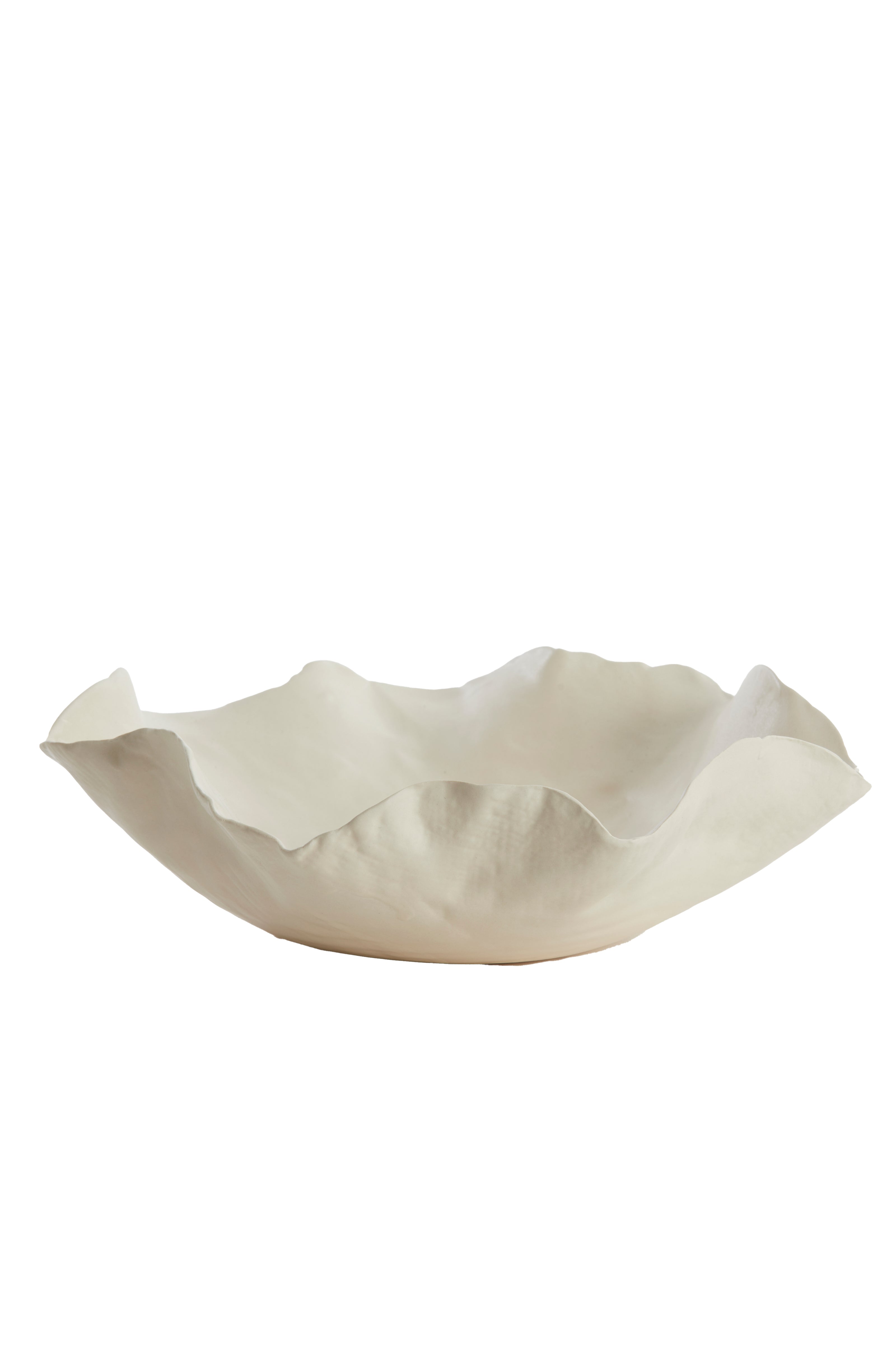 Light & Living schaal BANDA - 34x31x11cm - wit