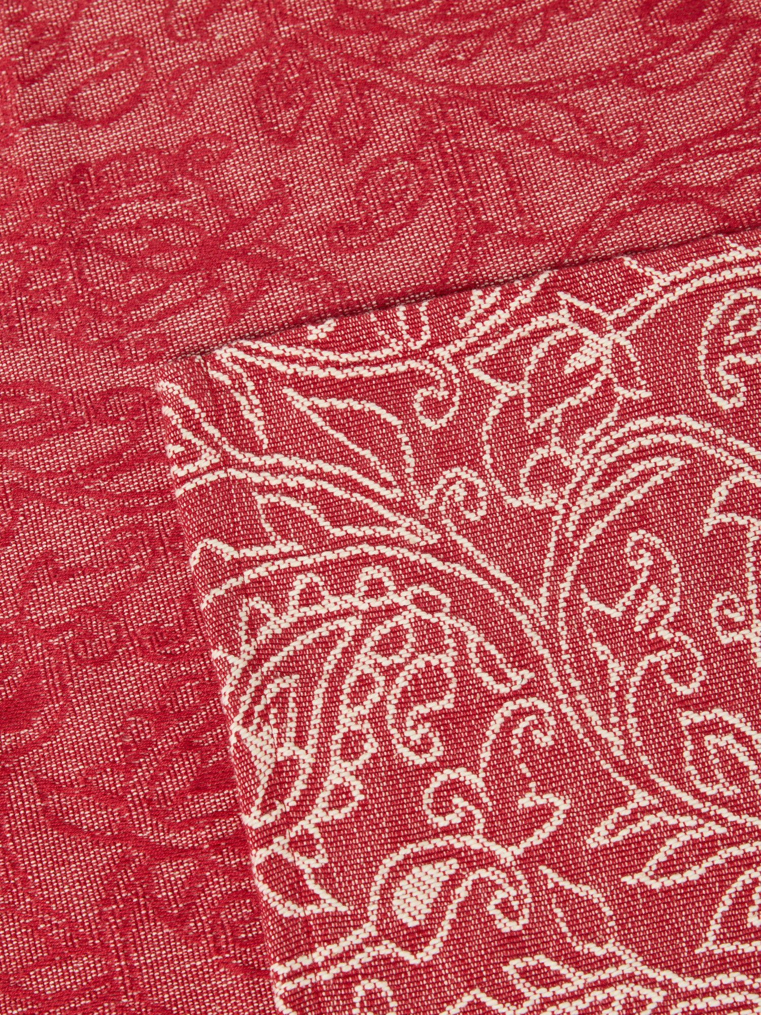 Telo arredo in cotone jacquard