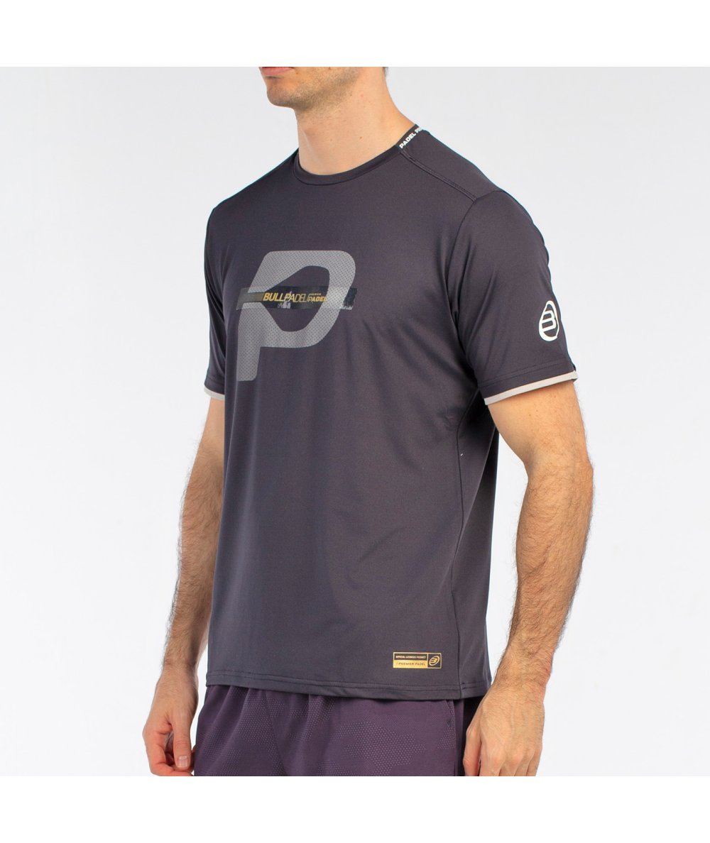 CAMISETA BULLPADEL BISES CARBON