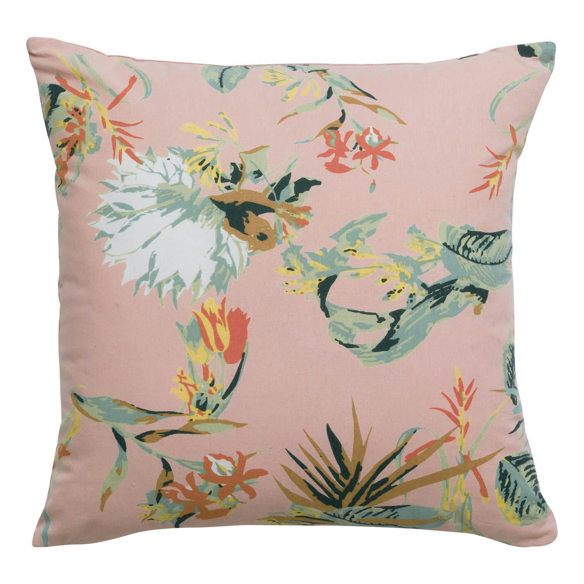 BOTANIA - Coussin  en coton pink 45 x 45