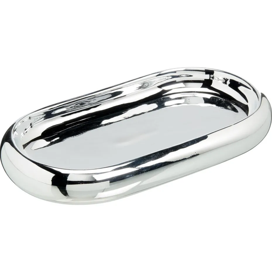 Kwantum Badkameraccessoires | Tray Bumper  Ovaal Zilver